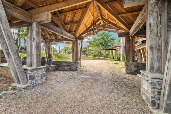 a view of city and ocean