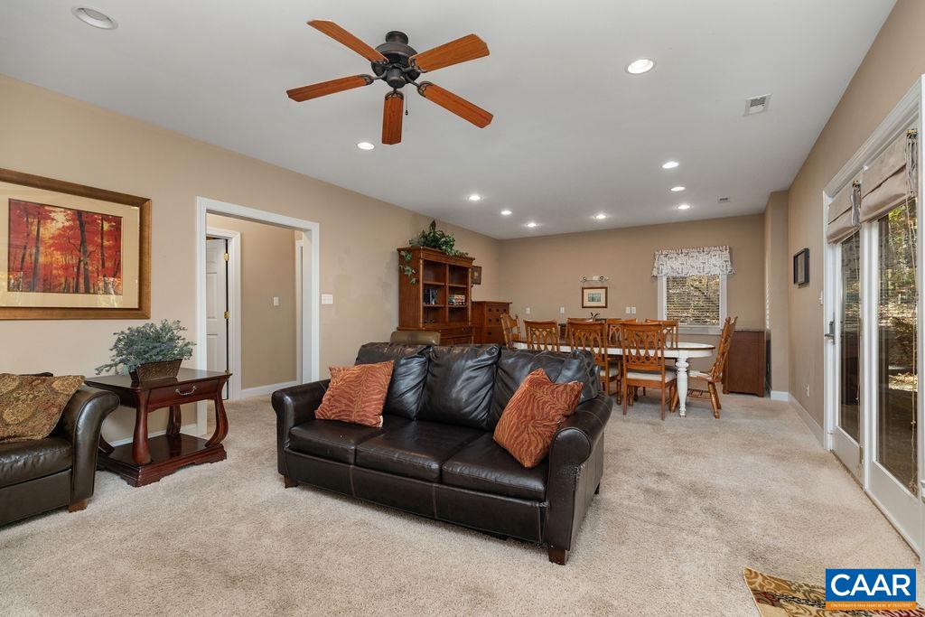 59 Timber Ridge Lane Roseland, VA 22967 - Photo 29 of 45 a living room with furniture and kitchen view