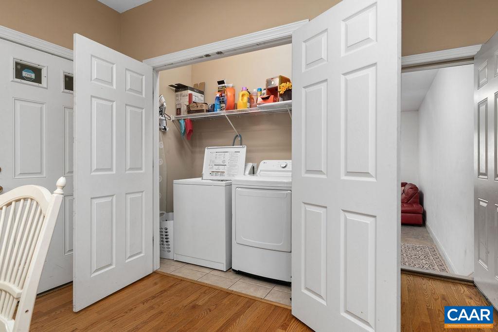 59 Timber Ridge Lane Roseland, VA 22967 - Photo 38 of 45 a storage room with wooden floor washer and dryer