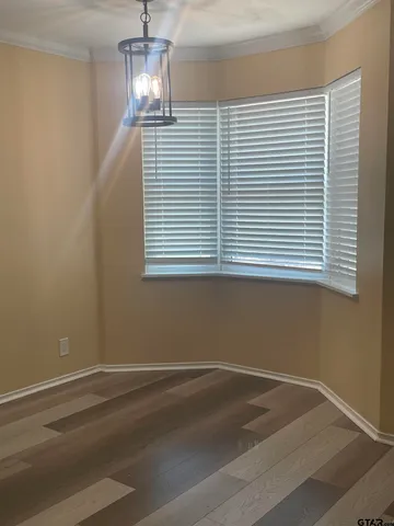 a view of a livingroom with a window