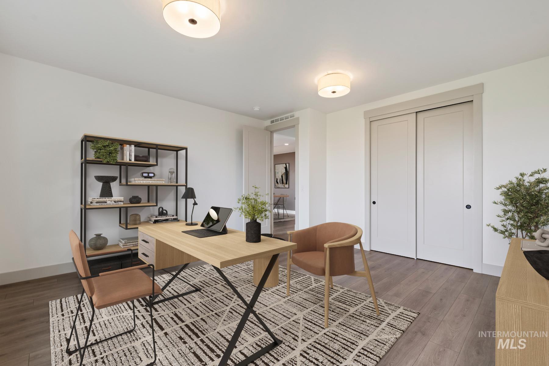 8482 West Graye Street, Unit ALPINE Meridian, ID 83646 - Photo 14 of 19 Office featuring dark wood-type flooring
