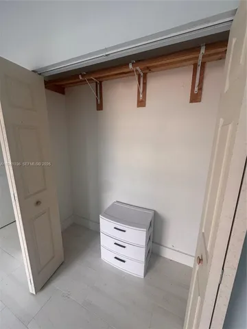 a view of walk in closet