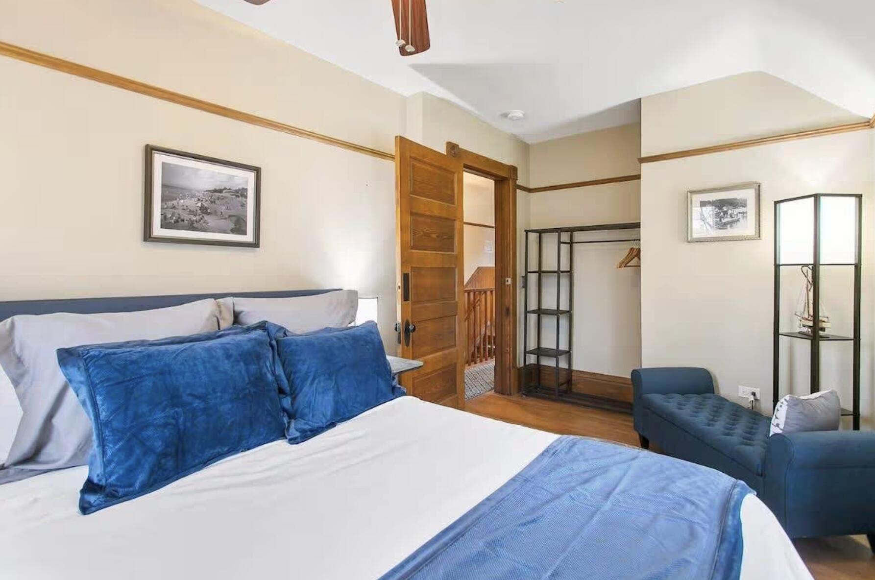 300 Ferry Street Douglas, MI 49406 - Photo 17 of 34 300 Ferry upstairs Queen Bedroom