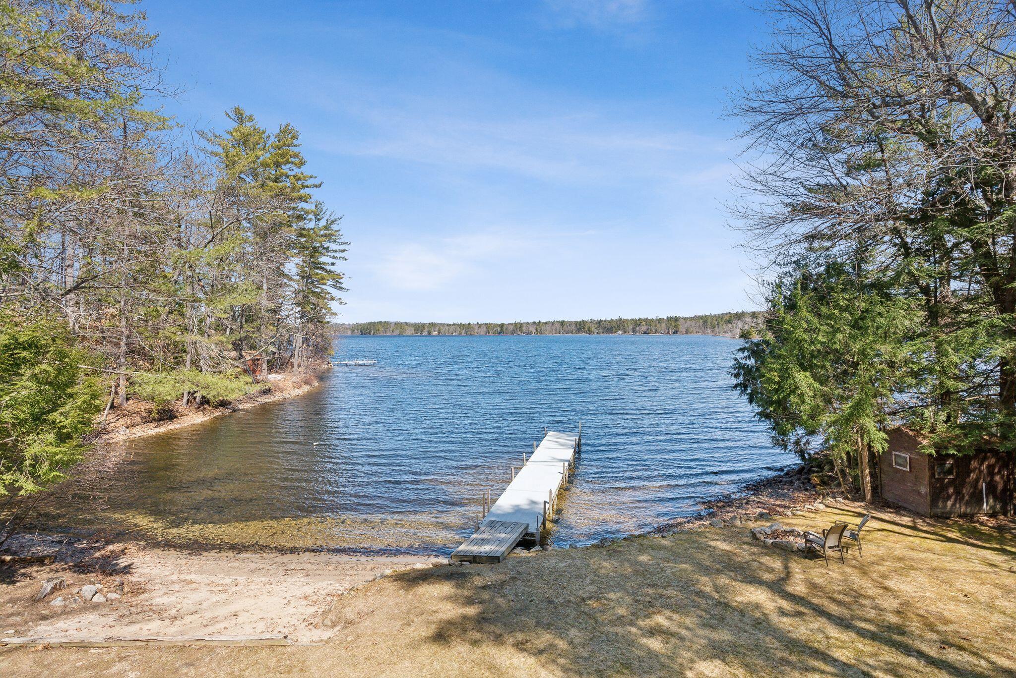 160 Lyons Point Road Raymond, ME 04071 - Photo 50 of 65 Dock and beach