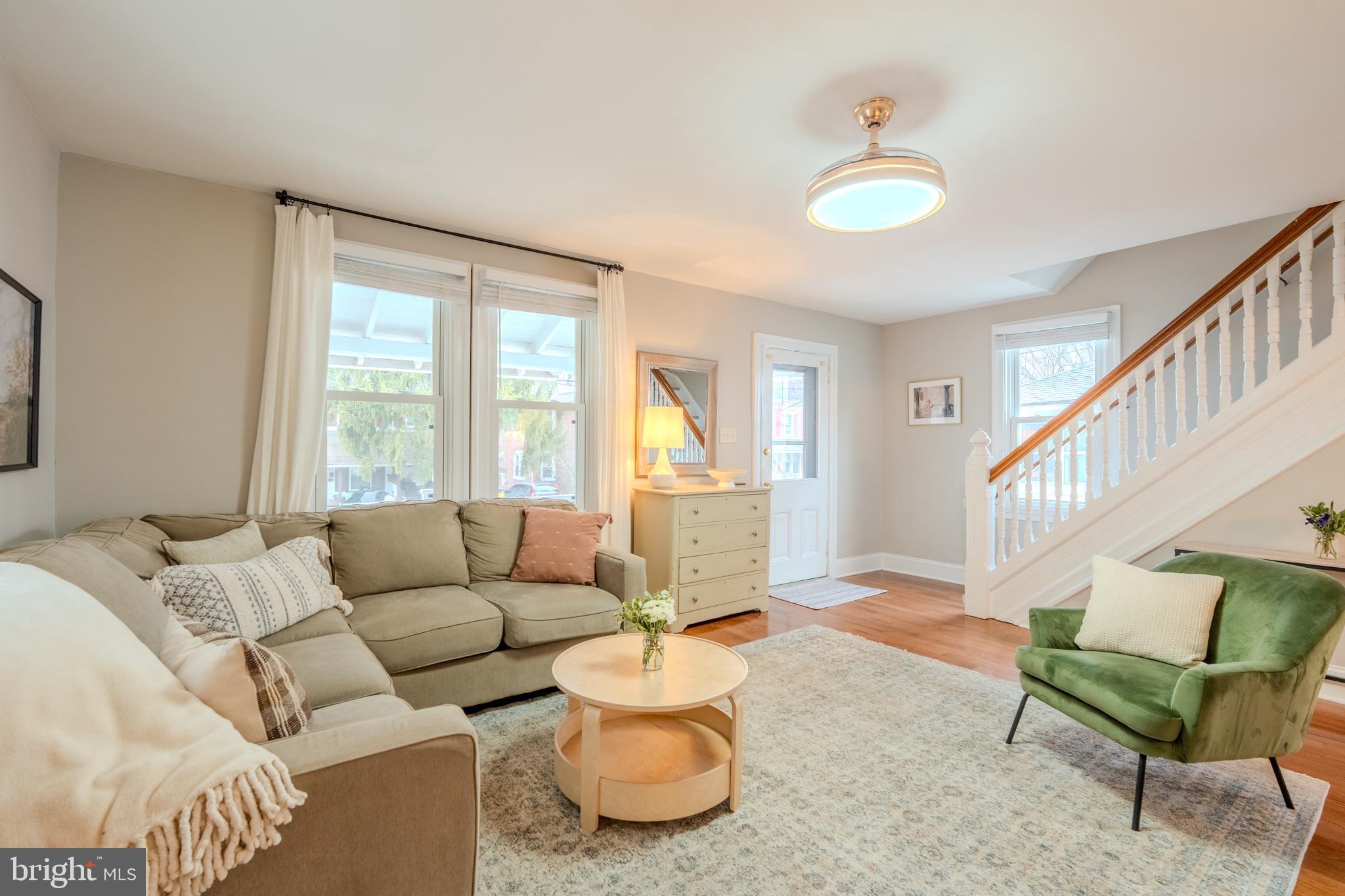 315 West Spring Avenue Ardmore, PA 19003 - Photo 7 of 42 a living room with furniture and a large window