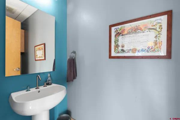 a storage room with washer and dryer