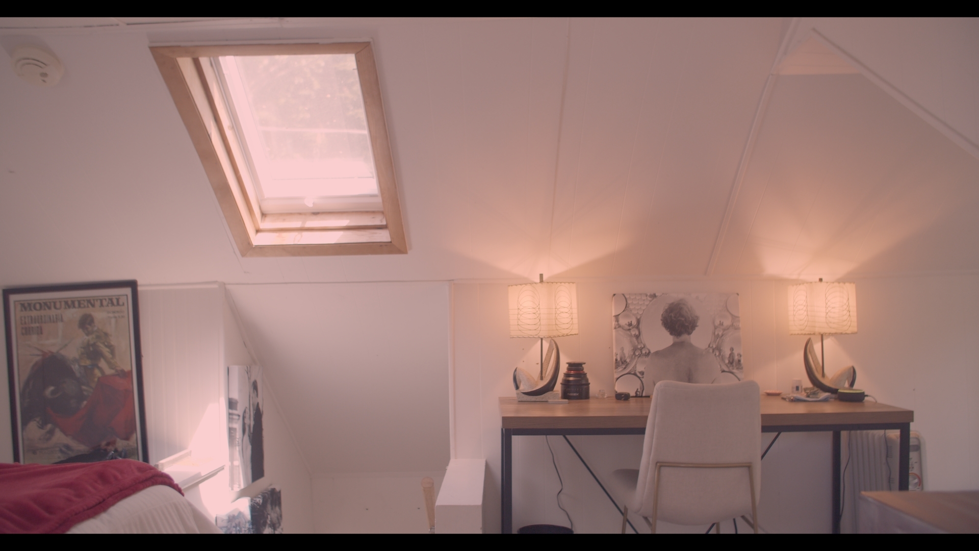 2109 Colfax Street Evanston, IL 60201 - Photo 9 of 12 a view of a workspace with furniture and a window