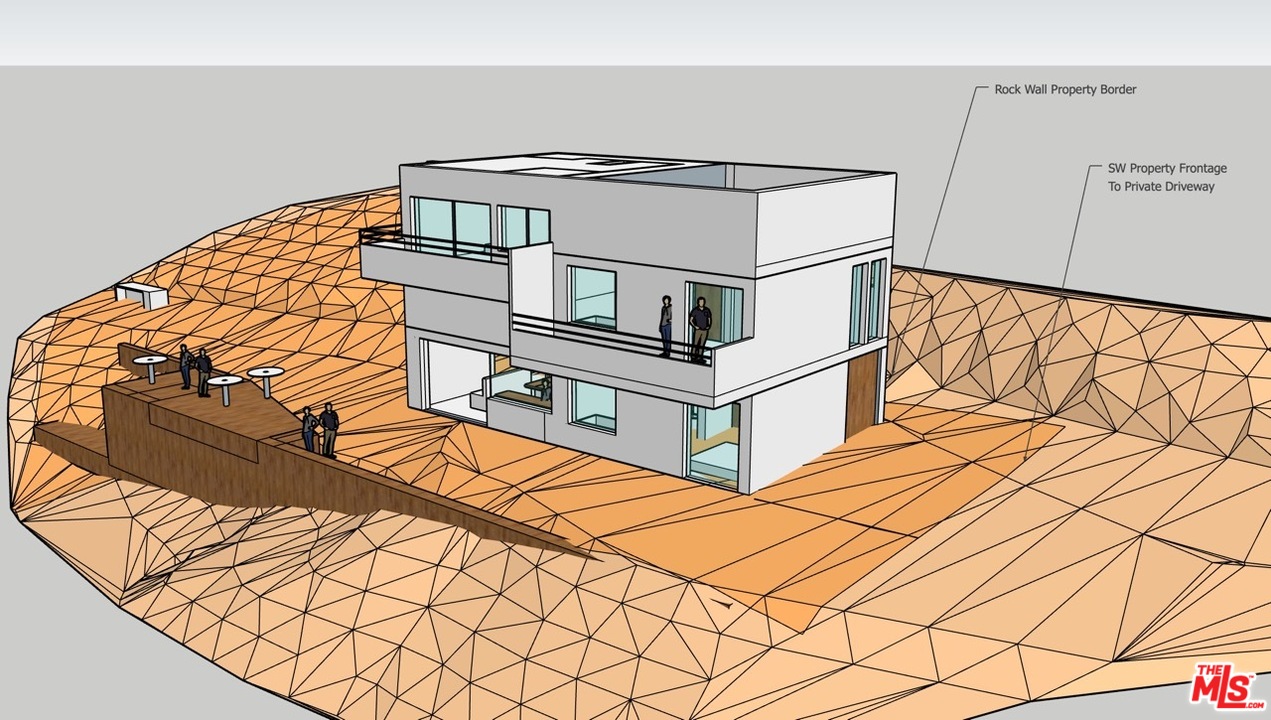 20526 Callon Drive Topanga, CA 90290 - Photo 23 of 30 a view of a living room with a wooden floor