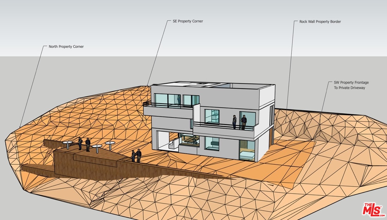 20526 Callon Drive Topanga, CA 90290 - Photo 26 of 30 a living room with a bed