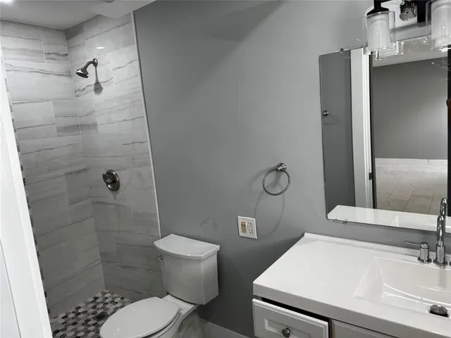 an empty room with a natural light