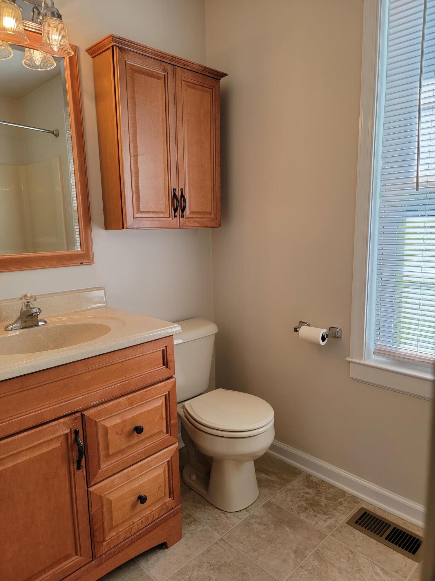 3305 Troxell Road Southeast Roanoke, VA 24014 - Photo 11 of 14 a bathroom with a toilet a sink a vanity and mirror