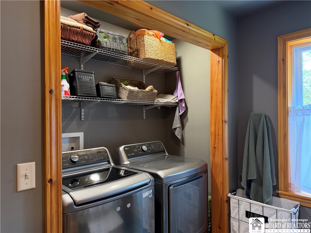 9039 Kidder Road Mina, NY 14781 - Photo 34 of 48 Bathroom laundry area