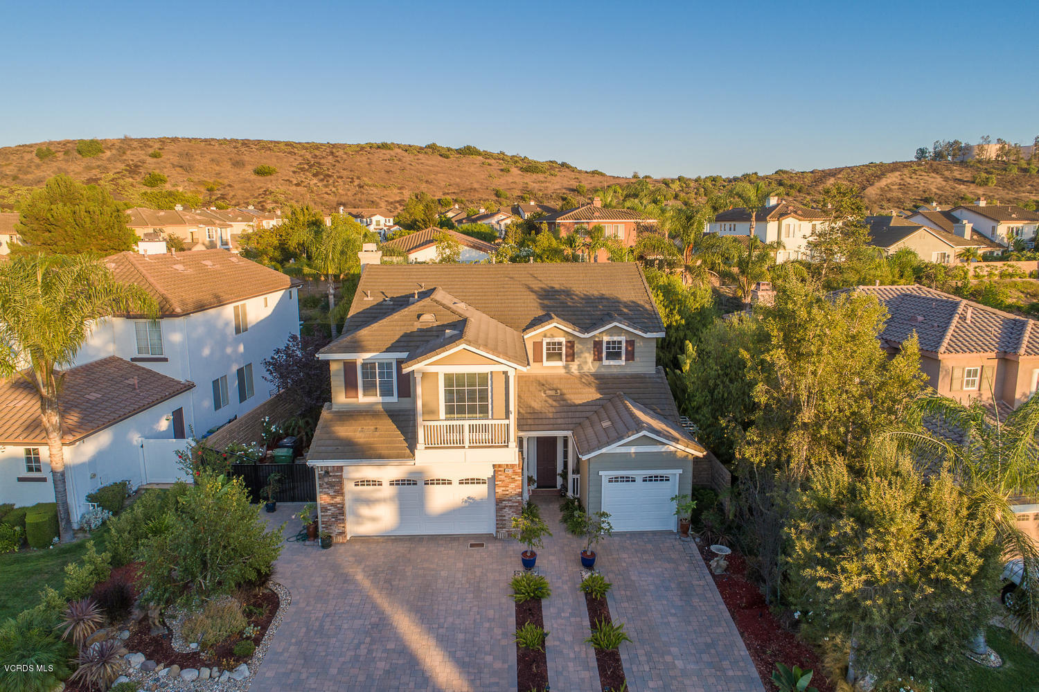 14410 Peach Hill Road Moorpark, CA 93021 - Photo 2 of 45 an aerial view of residential houses with a city view