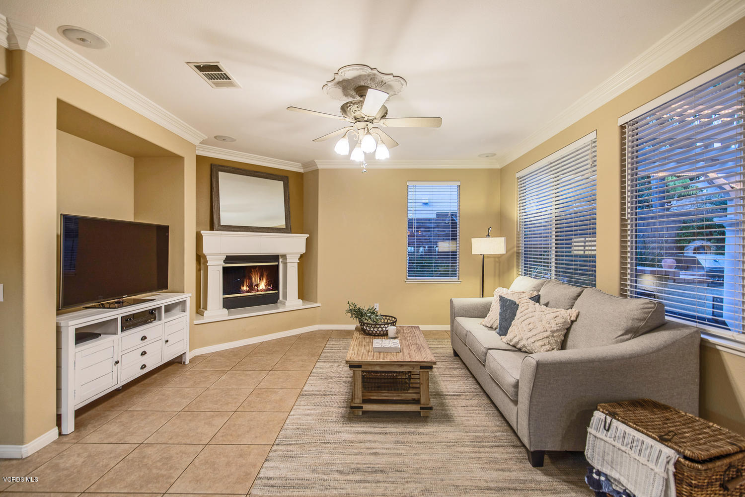 14410 Peach Hill Road Moorpark, CA 93021 - Photo 16 of 45 a living room with furniture and a flat screen tv