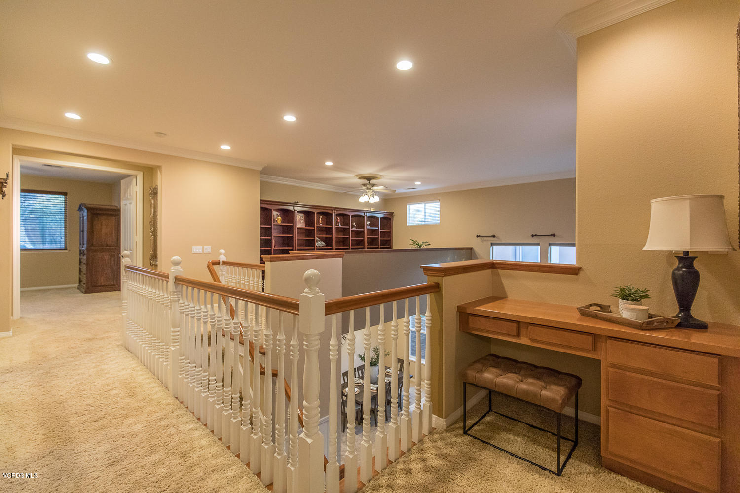 14410 Peach Hill Road Moorpark, CA 93021 - Photo 29 of 45 a view of a hallway with workspace and a window