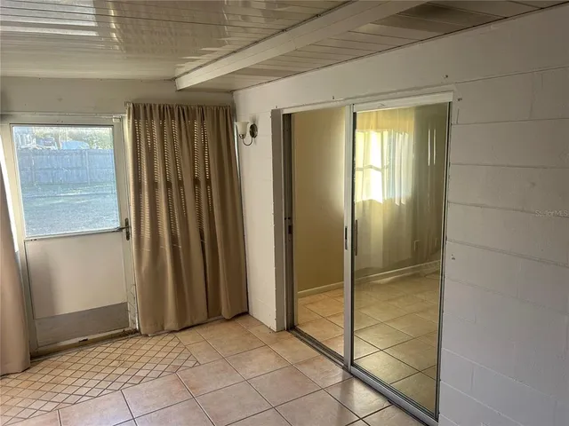 a view of a elevator