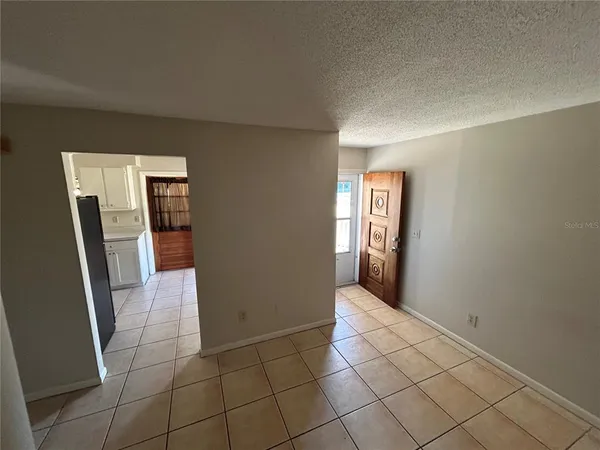 a view of hallway with window