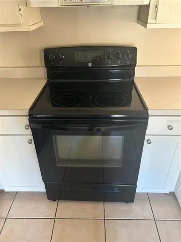 a close view of appliances