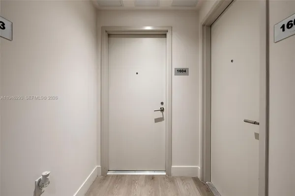 a view of room with walk in closet
