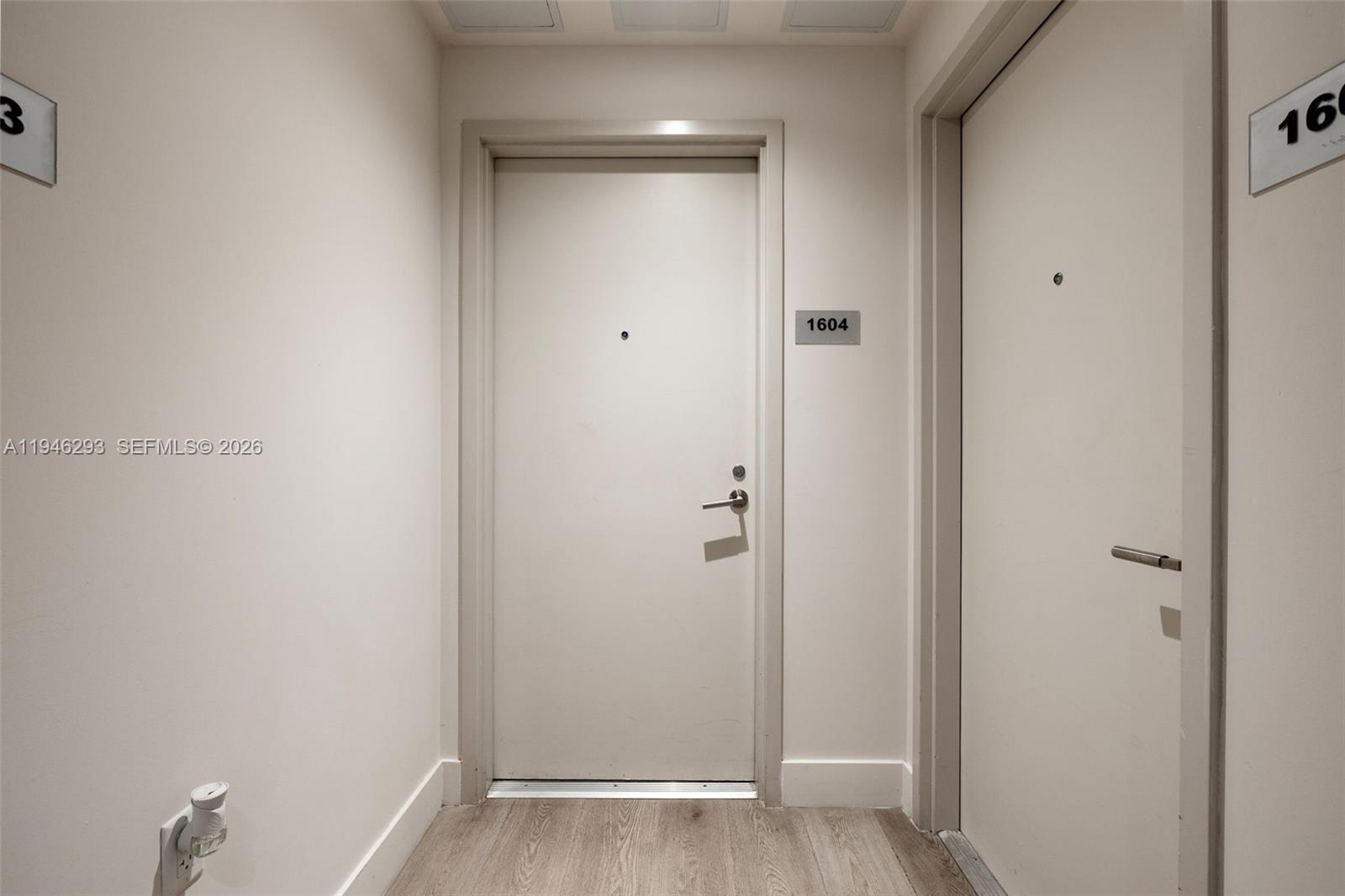 a view of room with walk in closet