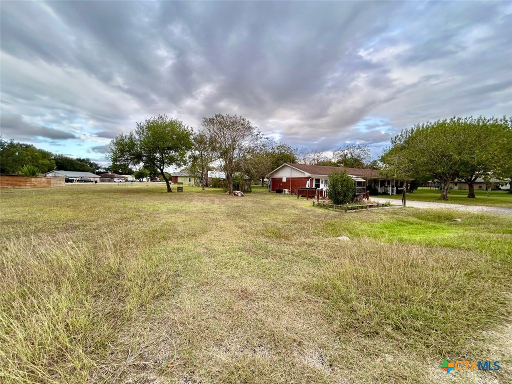 306 Dover Street Victoria, TX 77905 - Photo 23 of 23 a view of yard with swimming pool and trees in the background