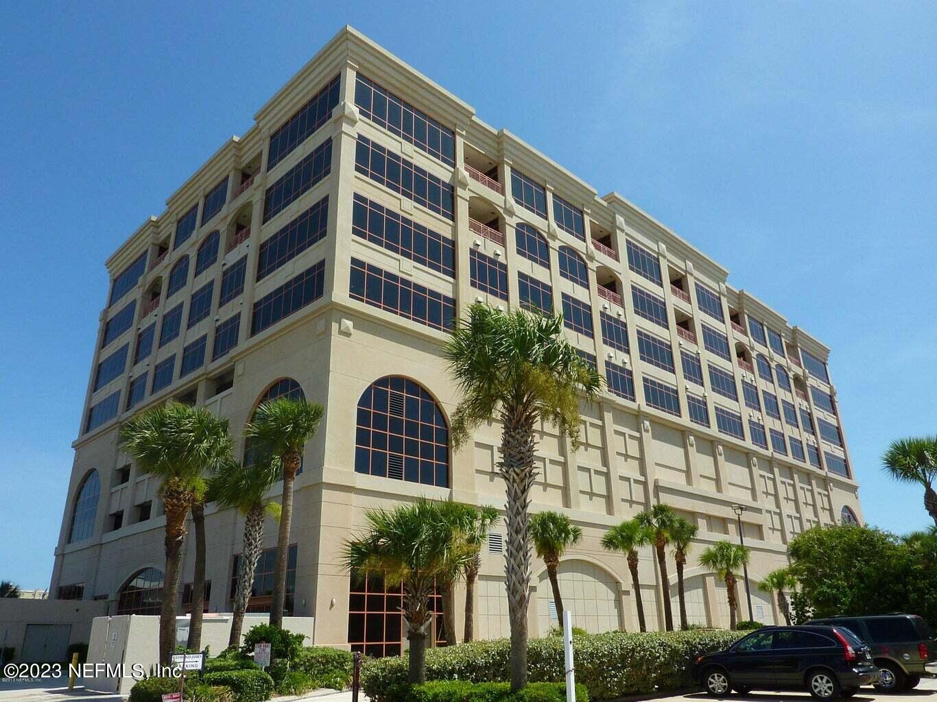 a front view of a building