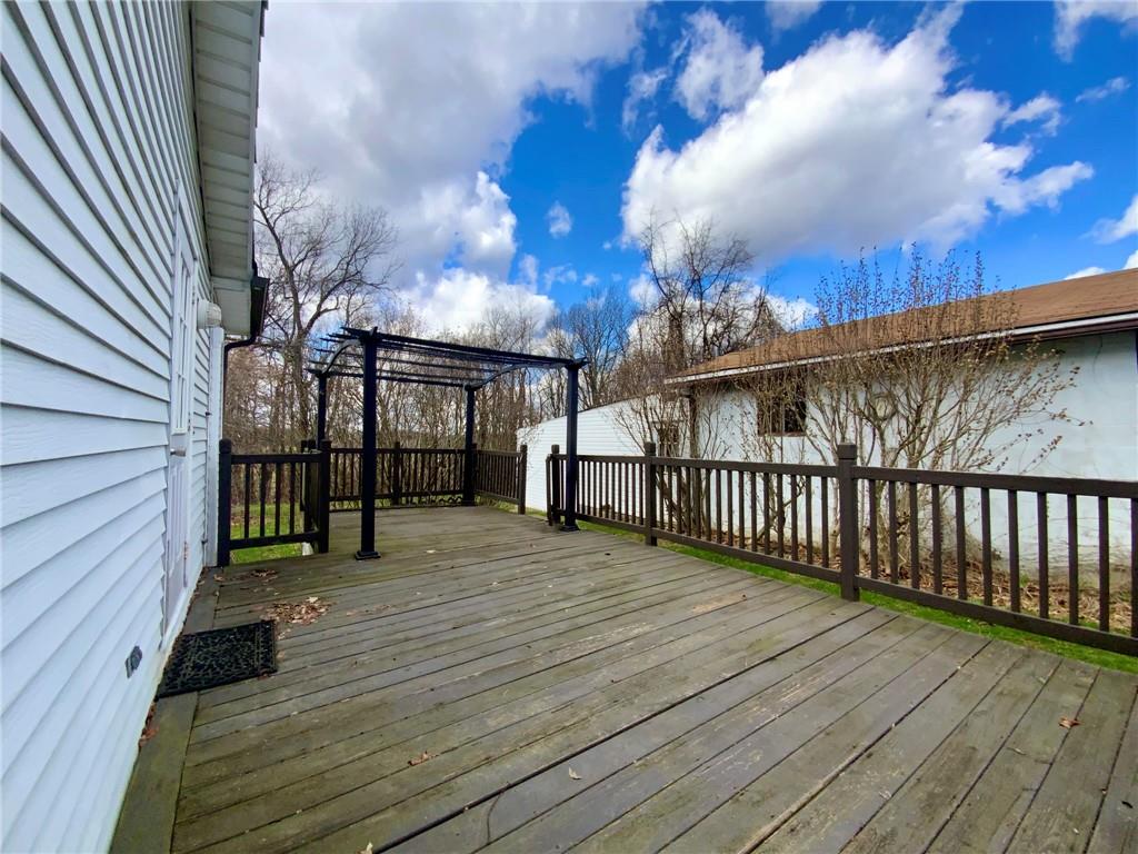 292 Tomlinson Run Georgetown, PA 15043 - Photo 9 of 32 Side deck, entrance tokitchen