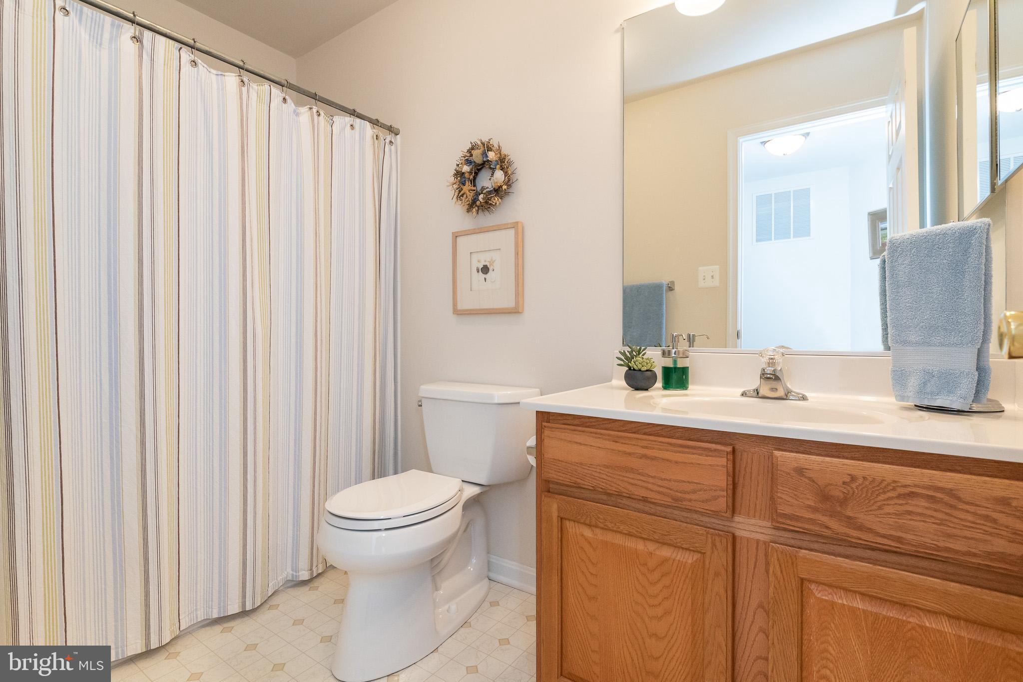 709 Walnut Grove Road Baltimore, MD 21221 - Photo 45 of 52 a bathroom with a sink a toilet and a mirror