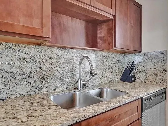 a close view of sink and tap