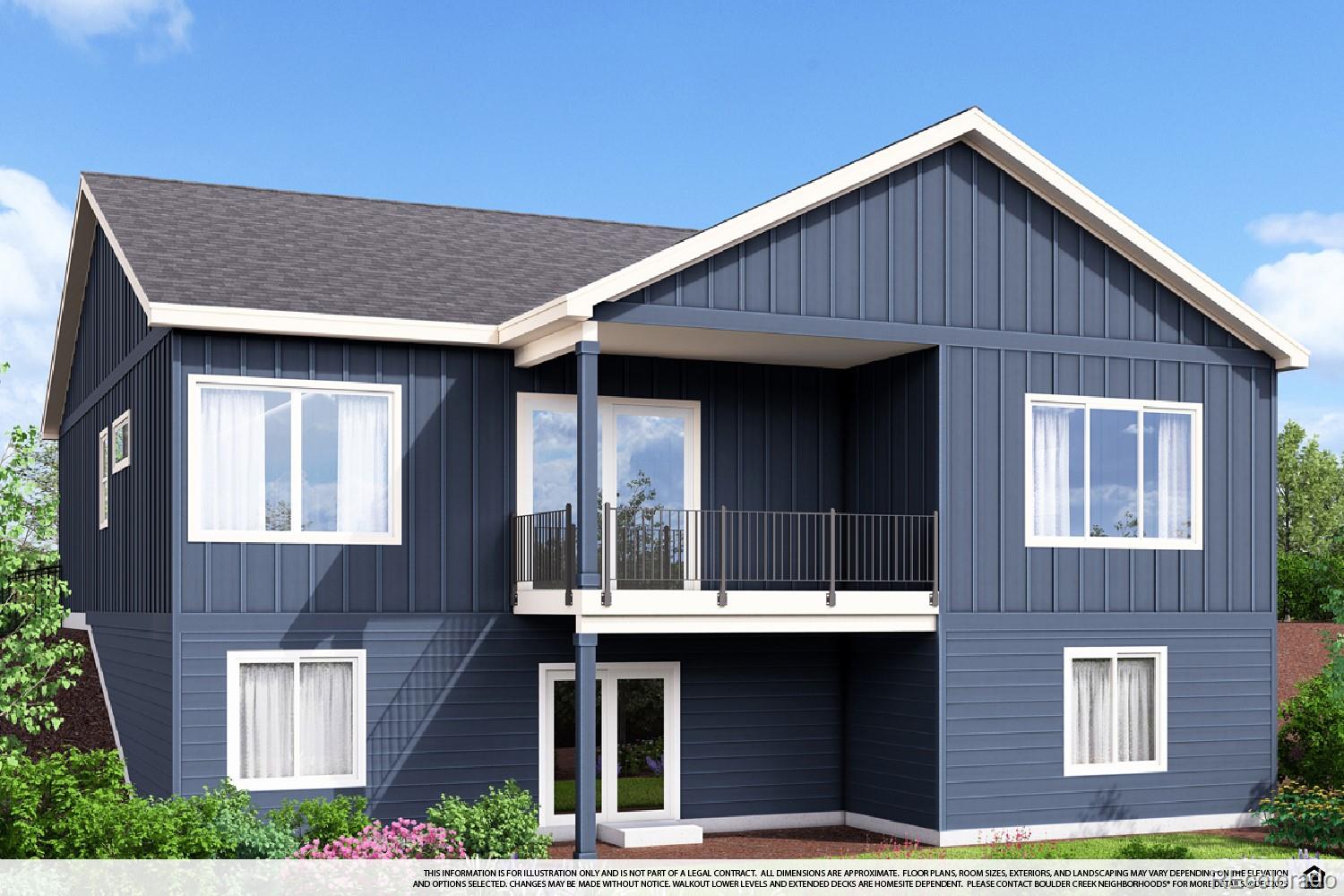 3010 Windward Way Fort Collins, CO 80524 - Photo 2 of 3 a front view of a house with a balcony