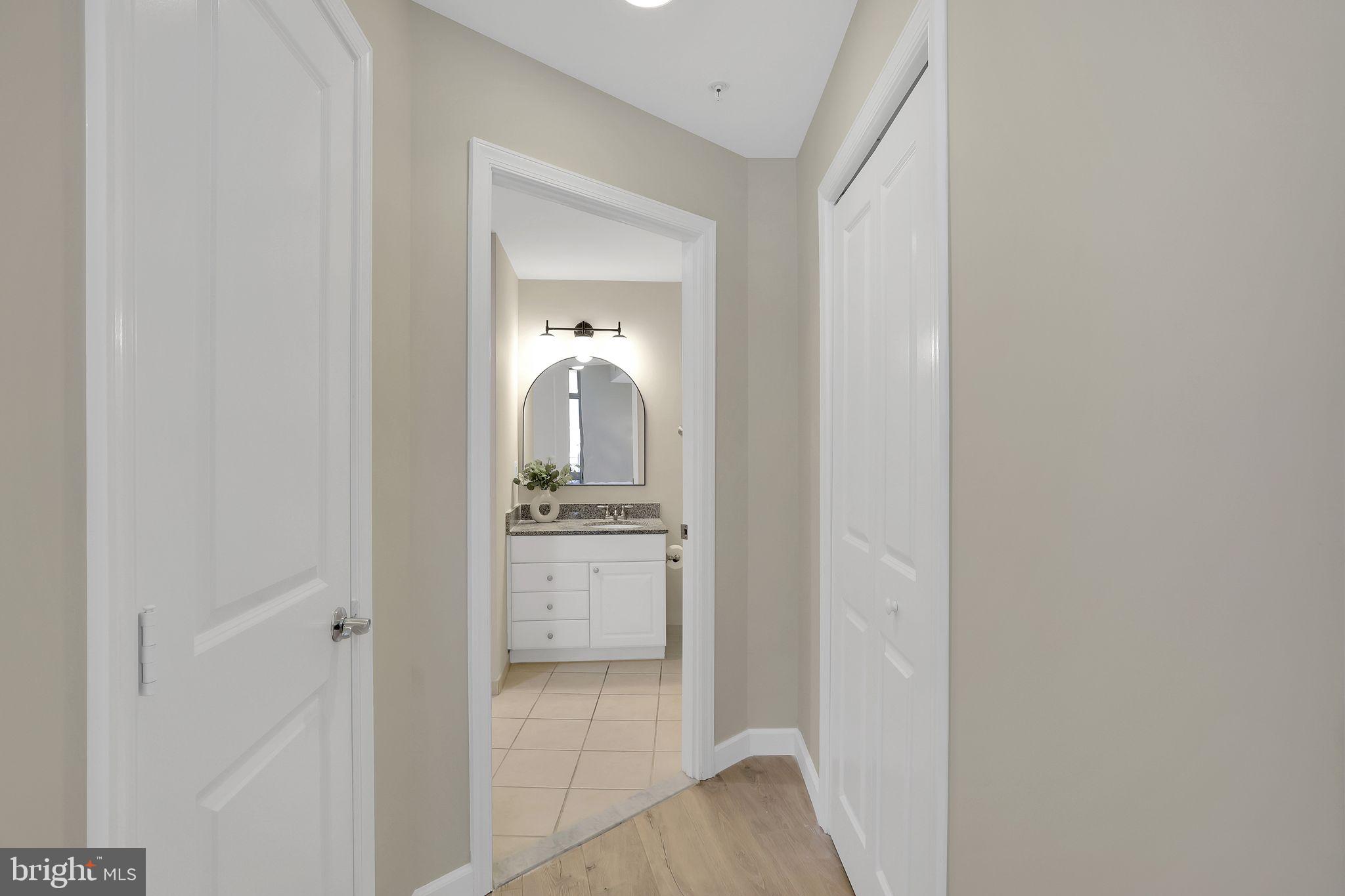 3600 South Glebe Road, Unit 321W Arlington, VA 22202 - Photo 33 of 51 Two hallway closets to ensuite bathroom