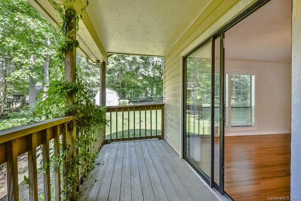 5064 Suwarrow Circle Tega Cay, SC 29708 - Photo 17 of 23 a view of balcony with wooden floor