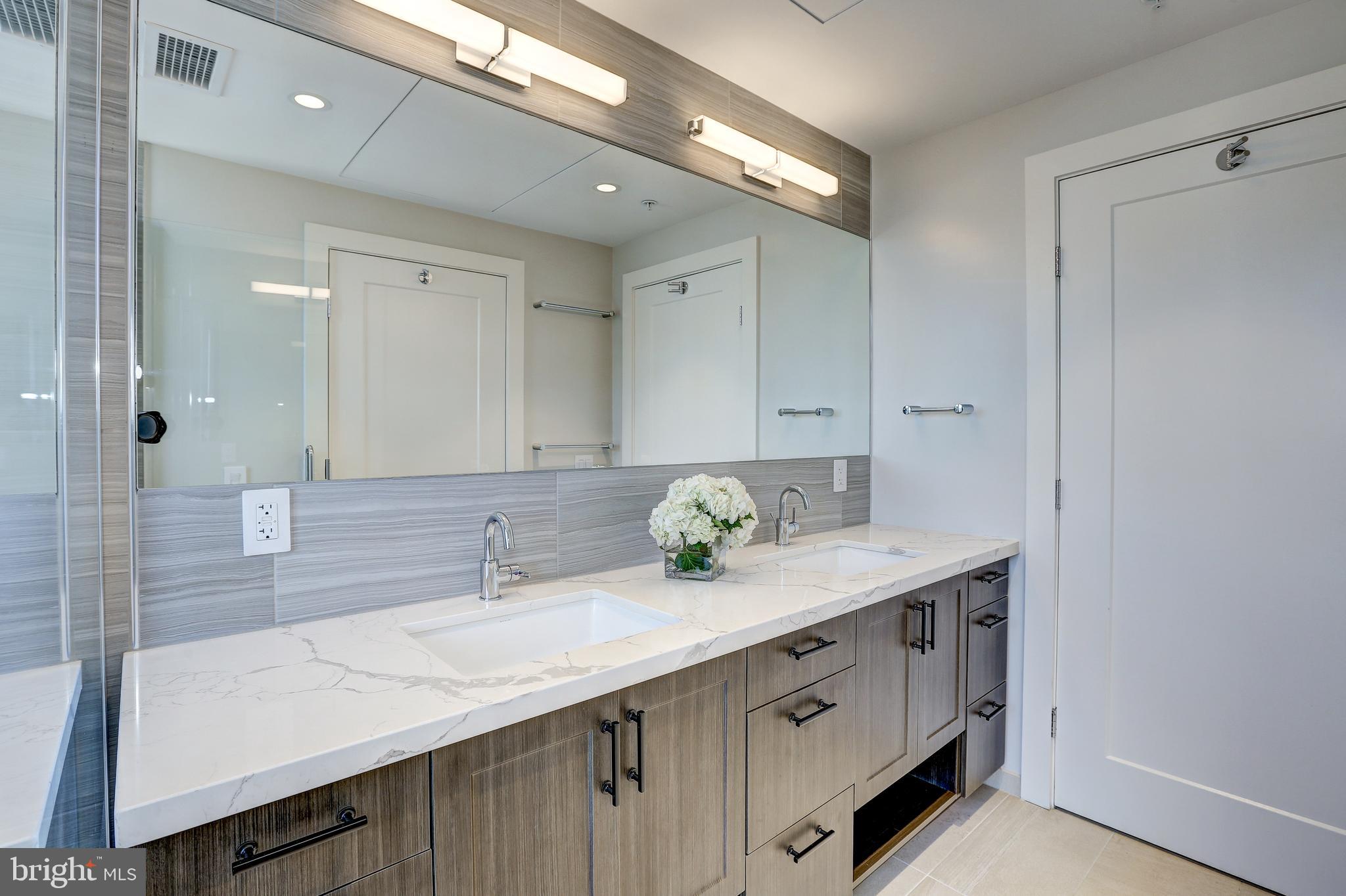 320-3 Florida Avenue Northeast, Unit PH3 Washington, DC 20002 - Photo 26 of 46 Master Bath | Dual Vanity & Dual Shower Heads