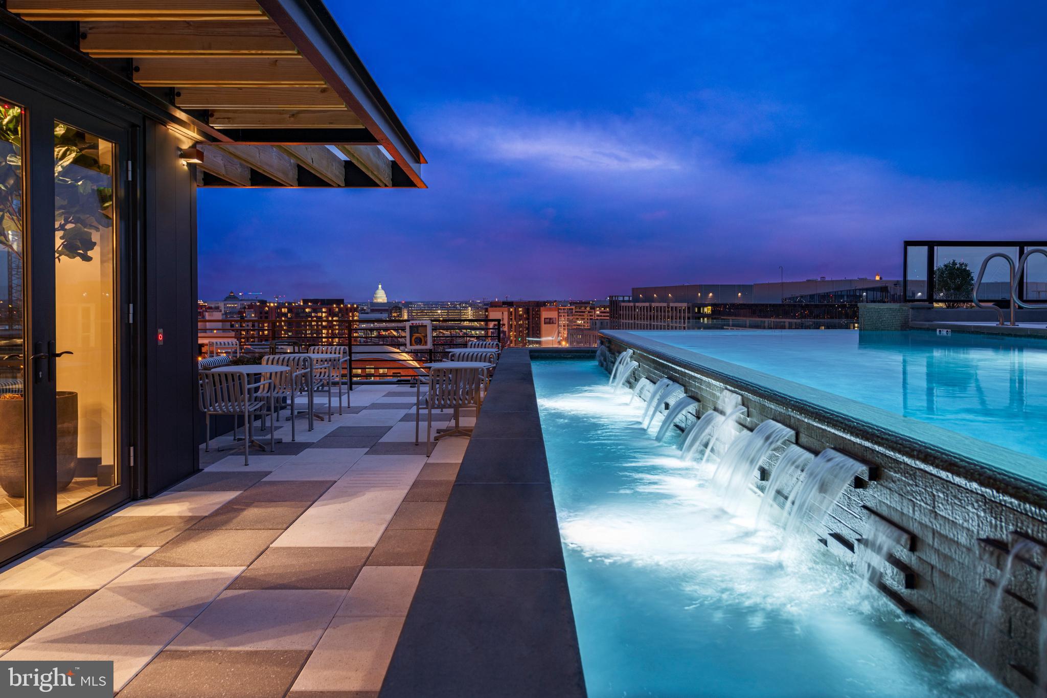 320-3 Florida Avenue Northeast, Unit PH3 Washington, DC 20002 - Photo 45 of 46 PH3 Level Rooftop Heated Infinity Pool