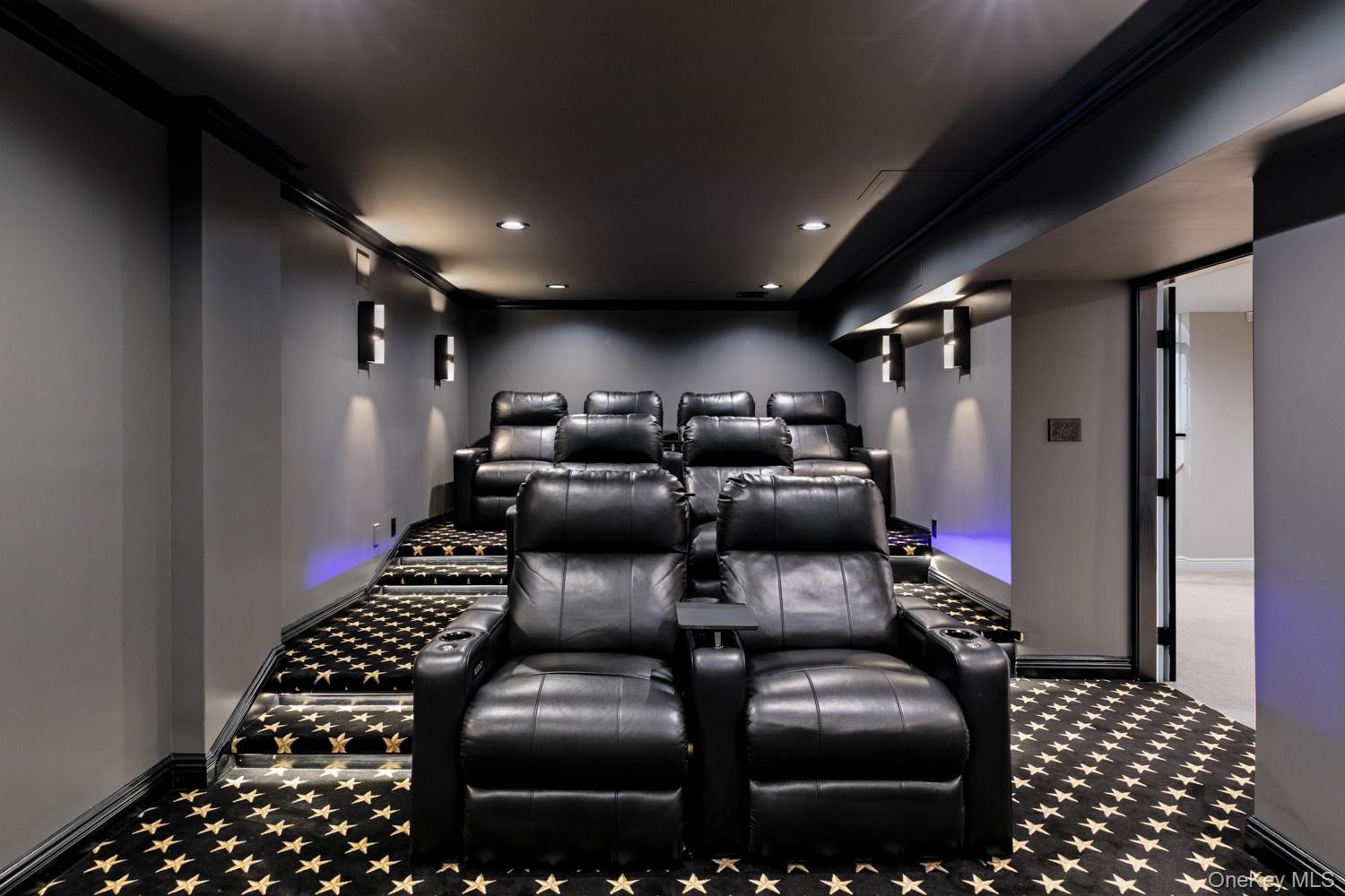 19 West Tiana Road Hampton Bays, NY 11946 - Photo 30 of 50 a projector room with furniture