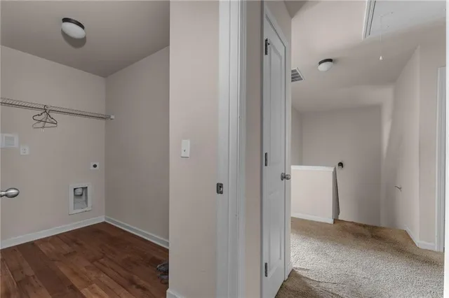 a view of an empty room