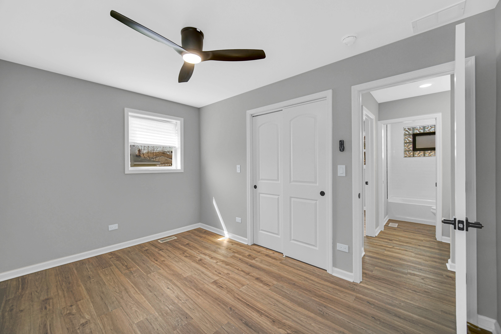 3629 West 84th Street Chicago, IL 60652 - Photo 13 of 23 a view of empty room with wooden floor