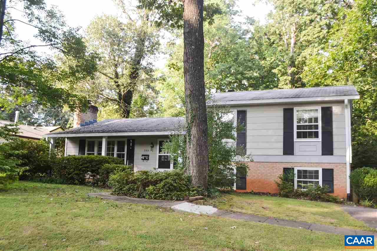 703 Shamrock Road Charlottesville, VA 22903 - Photo 2 of 36 a view of a house with a backyard