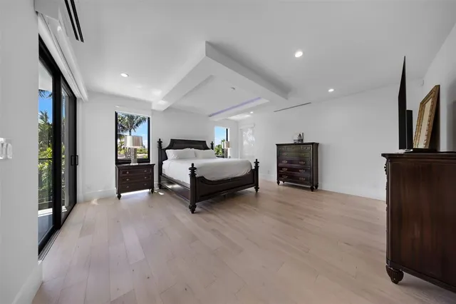 a view of a city with an ocean