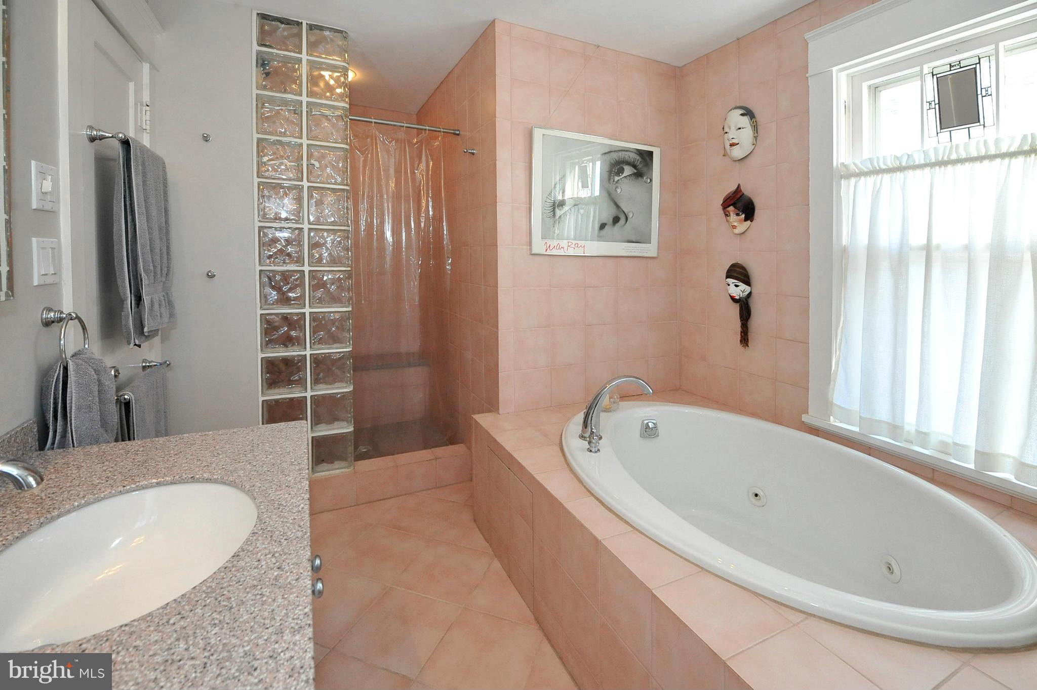 3700 Military Road Northwest Washington, DC 20015 - Photo 16 of 28 View of tub and separate shower in Master Bath
