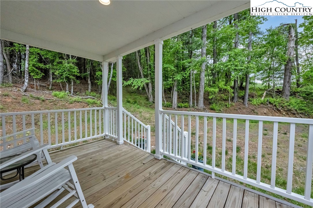 939 Don Bare Road Jefferson, NC 28640 - Photo 6 of 22 a view of a wooden deck