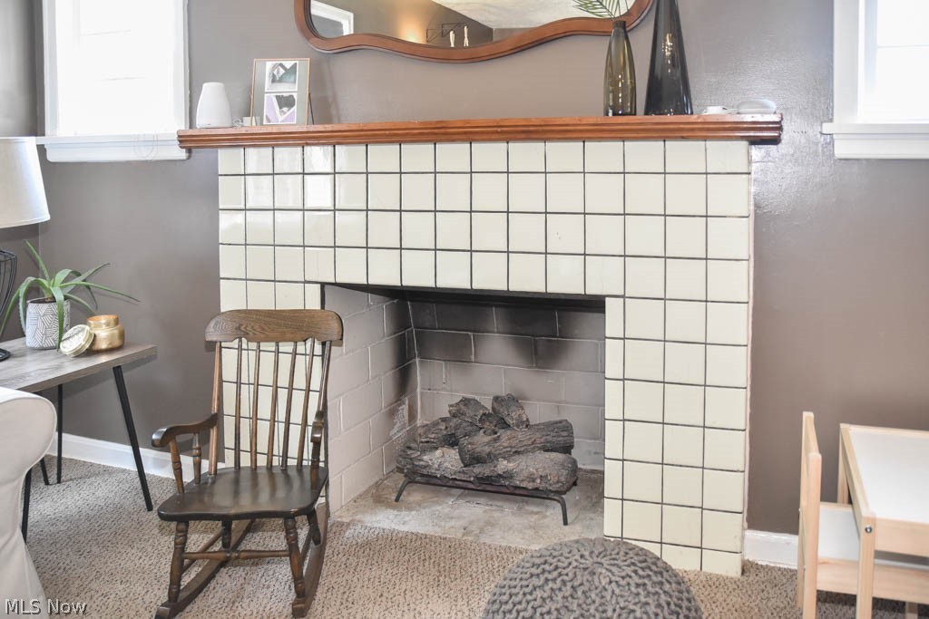 1629 Ferndale Road Northwest Canton, OH 44709 - Photo 8 of 35 Living room fireplace.