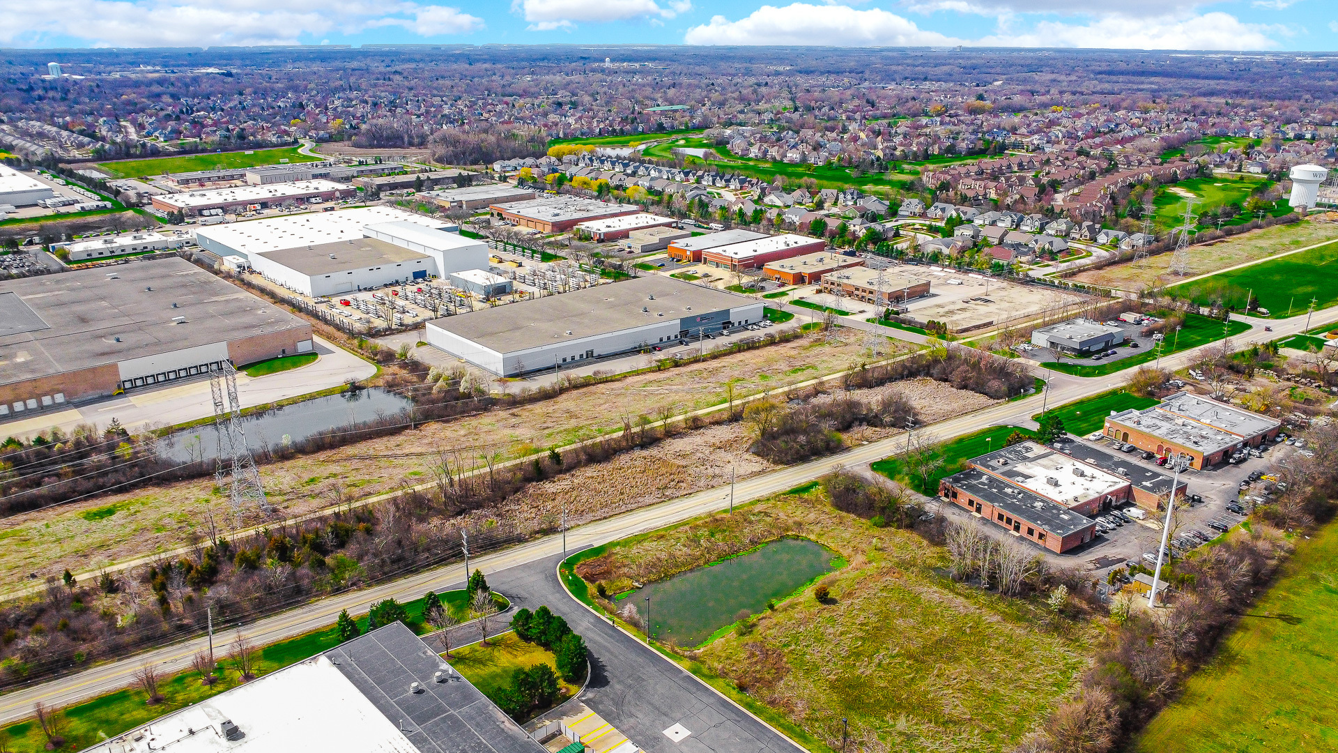 Lot 2 St Charles Road Carol Stream, IL 60188 - Photo 4 of 6 an aerial view of a city