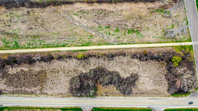 a view of a yard with an outdoor space