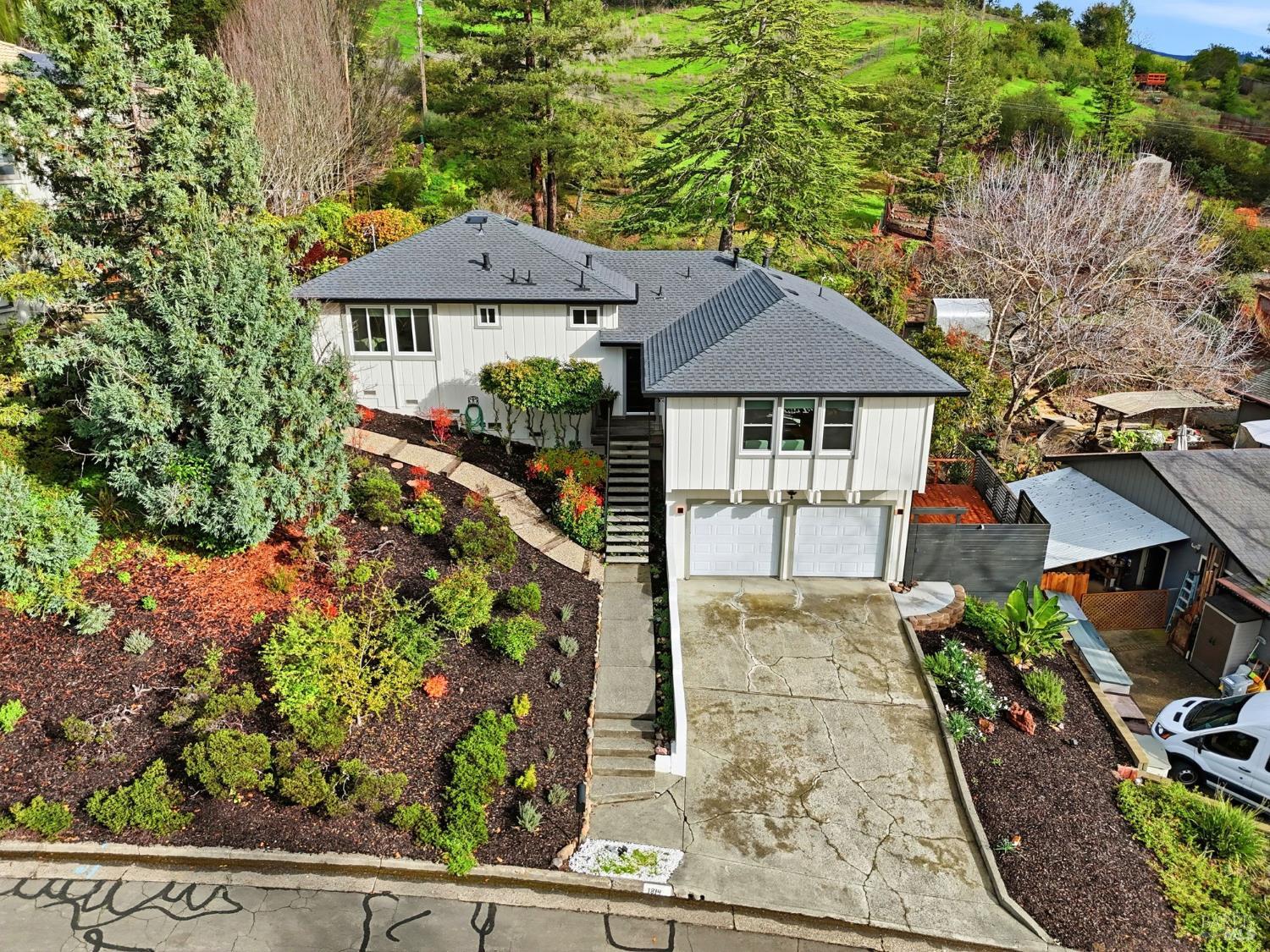 1814 St Francis Road Santa Rosa, CA 95409 - Photo 5 of 70 Situated on nearly 1/2 acres, this stylish home is not to be missed