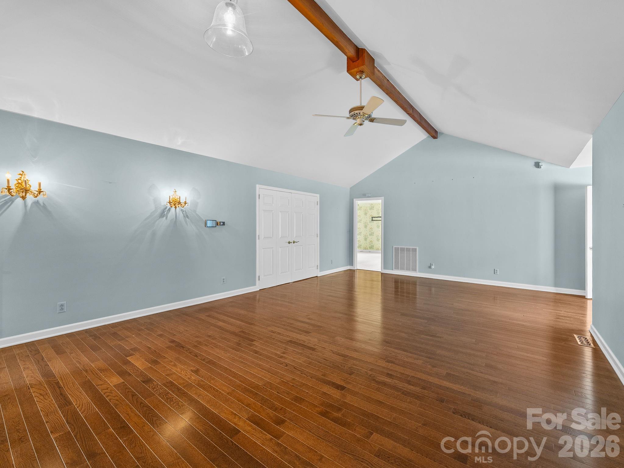 140 Meadowlark Drive Tryon, NC 28782 - Photo 7 of 45 a view of empty room with wooden floor
