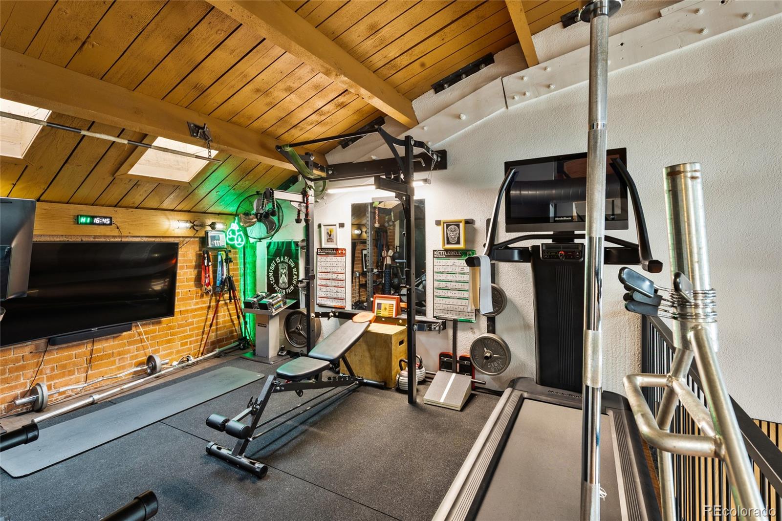 1203 24th Street Denver, CO 80205 - Photo 30 of 40 a view of a room with gym equipment