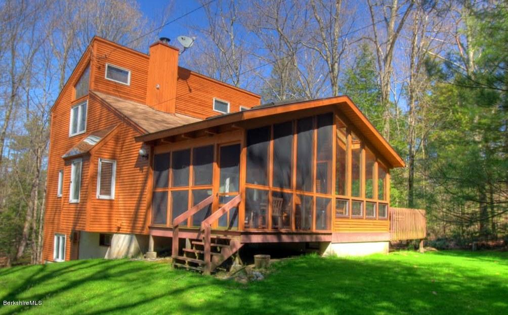 145 Town Hill Road Sandisfield, MA 01255 - Photo 22 of 26 a view of backyard with deck