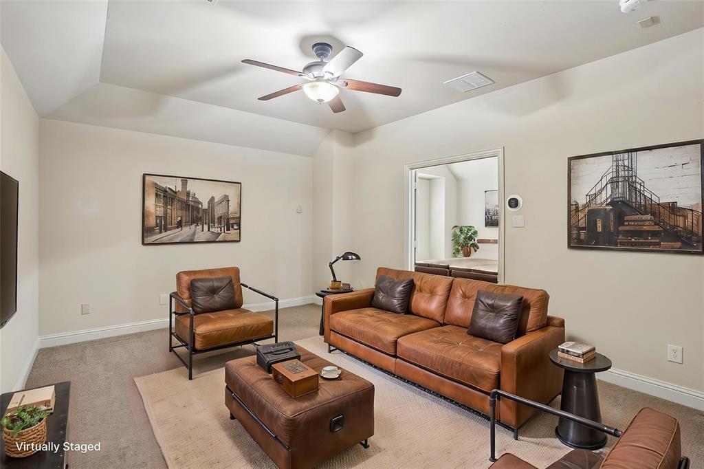 1119 Highgate Road Forney, TX 75126 - Photo 23 of 40 Virtually Staged Media Room