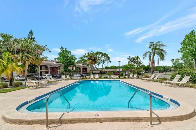 a view of outdoor space yard swimming pool and patio